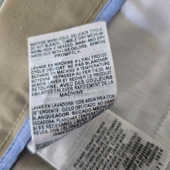 Dockers Pants Mens 34 x 32 Brown Khaki Straight Fit Cotton Chino Pants - Picture 10 of 10